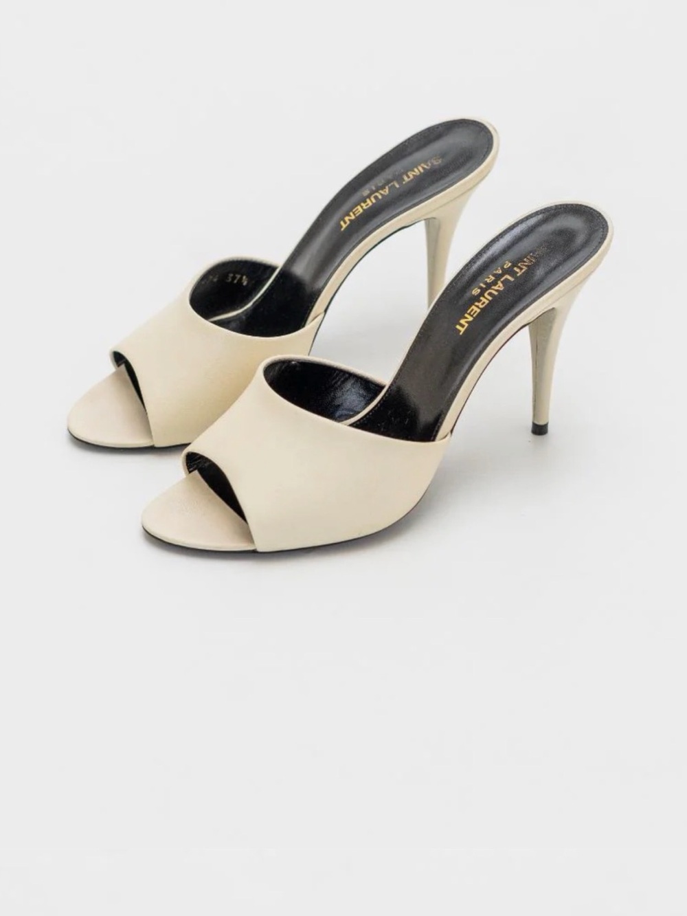 YSL Saint Laurent La 16 Mules Stiletto Mules